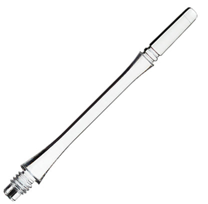 Fit Flight Gear Slim Locked Dart Shafts - Super Medium #6 (35.0mm) Clear