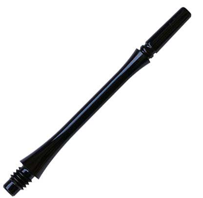 Fit Flight Gear Slim Locked Dart Shafts - Super Medium #6 (35.0mm) Black