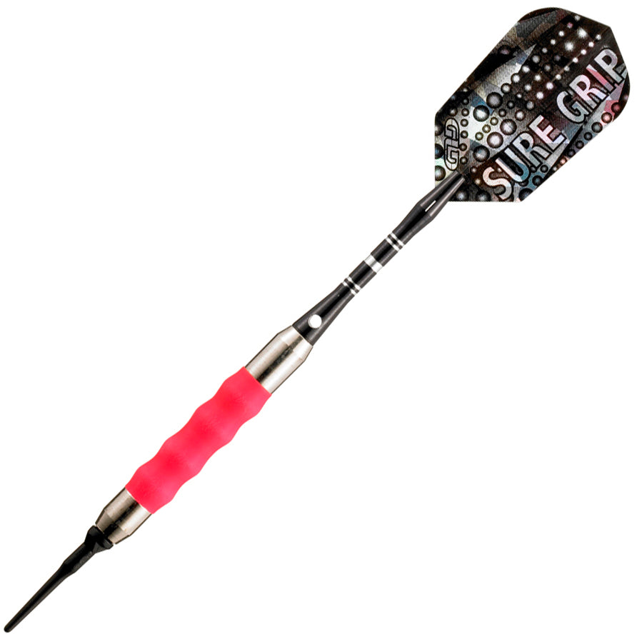 GLD Viper Sure Grip Soft Tip Darts - 16gm Pink