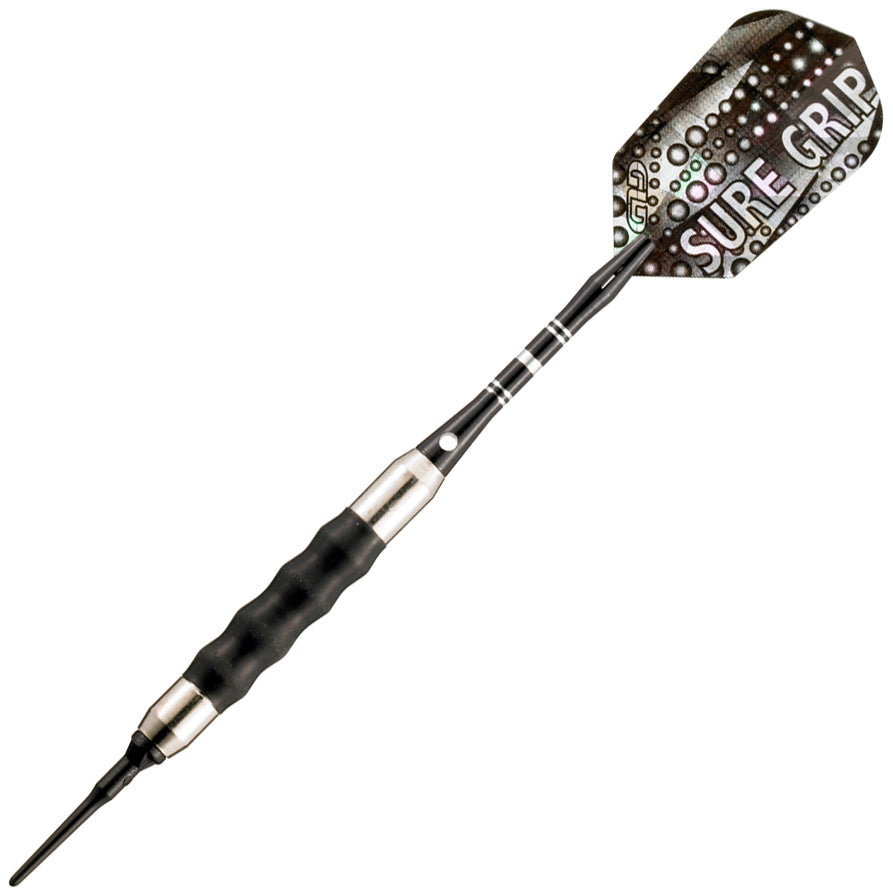 GLD Viper Sure Grip Soft Tip Darts - 20gm Black