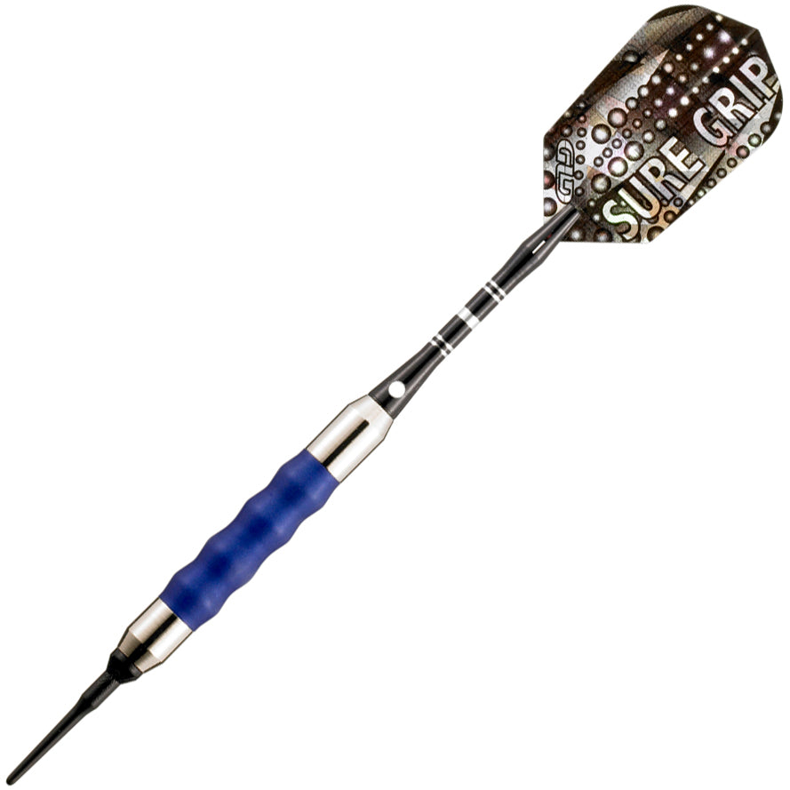 GLD Viper Sure Grip Soft Tip Darts - 16gm Blue