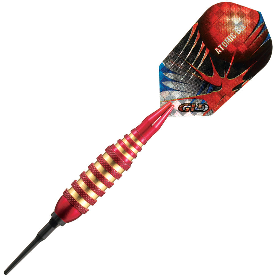 GLD Atomic Bee Soft Tip Darts - Red 16gm