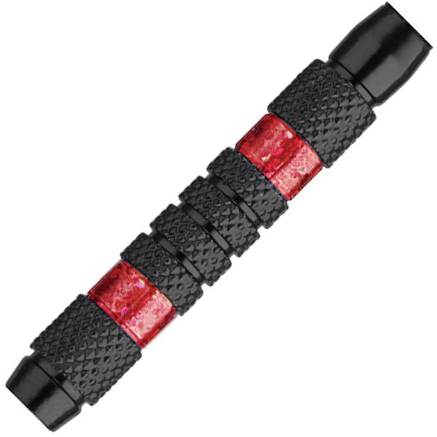 GLD Black Ice Soft Tip Darts - Black & Red 18gm