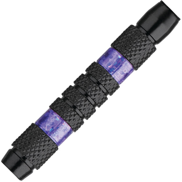 GLD Black Ice Soft Tip Darts - Black & Purple 18gm
