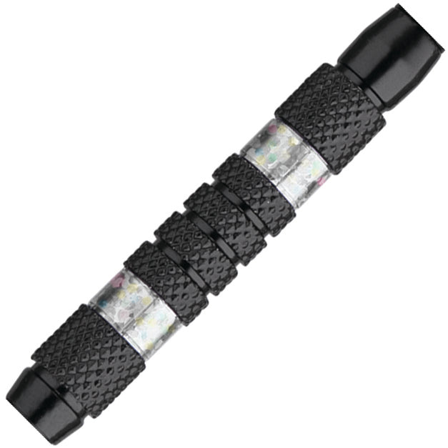 GLD Black Ice Soft Tip Darts - Black & Silver 18gm