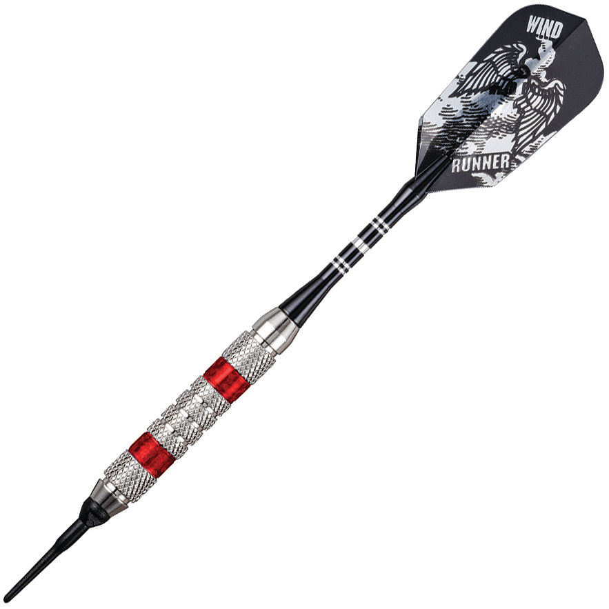 GLD Wind Runner Soft Tip Darts - Red 18gm