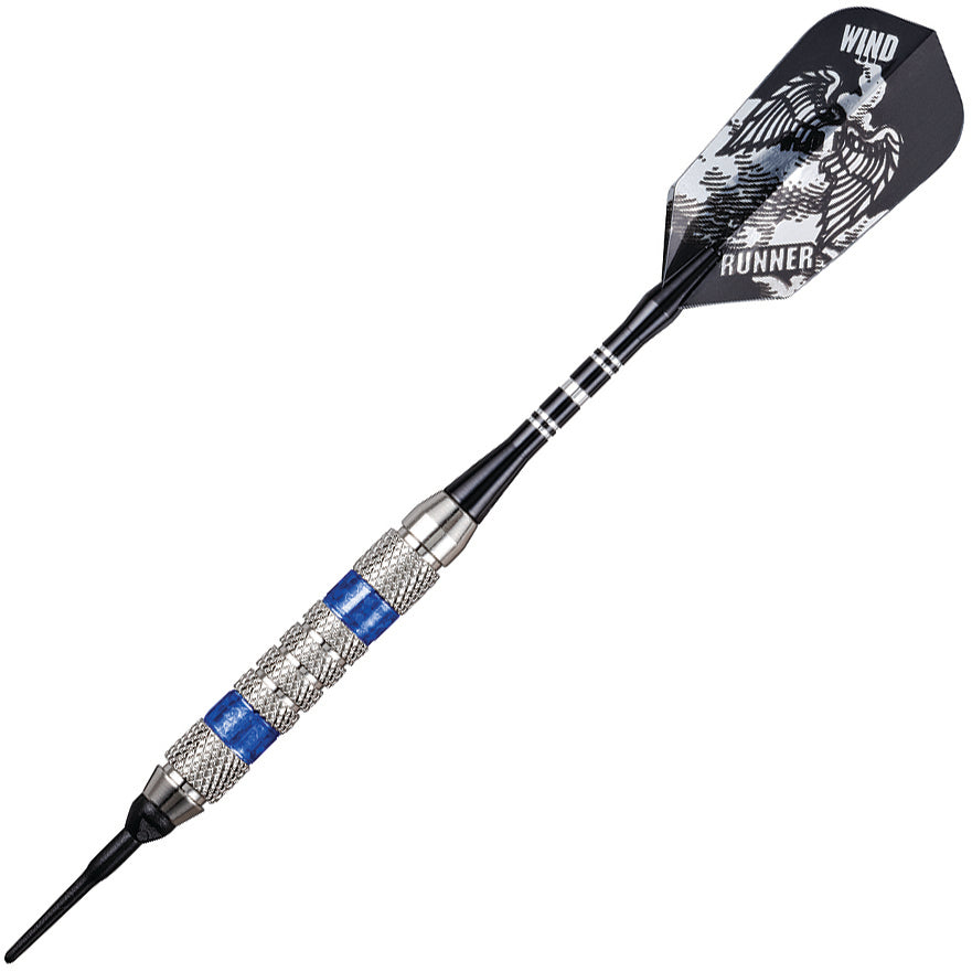 GLD Wind Runner Soft Tip Darts - Blue 18gm