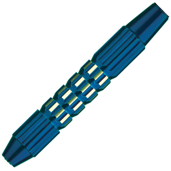 GLD Comix Coated Brass Steel Tip Darts - Blue 22gm
