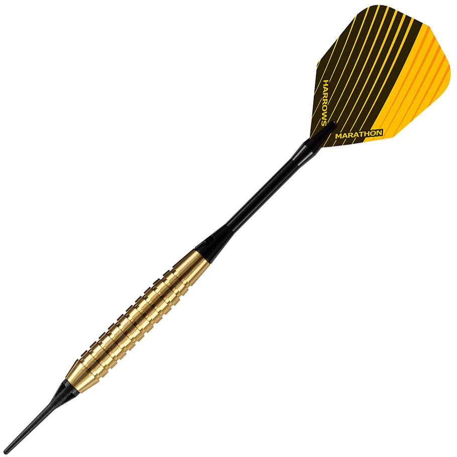 Harrows Club Brass Soft Tip Darts - Ringed 18gm
