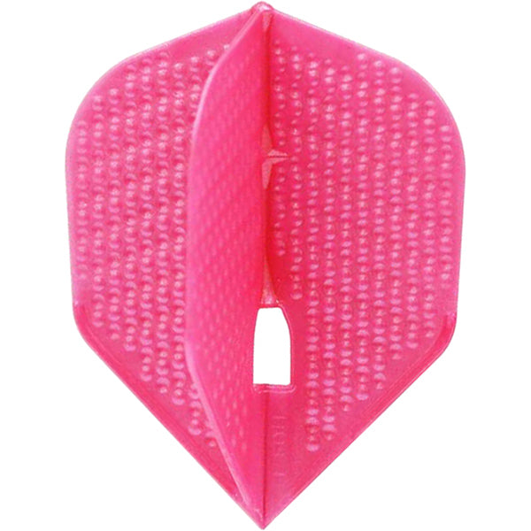 L-Style Pro Dimpled Flights - L3 / Shape Pink