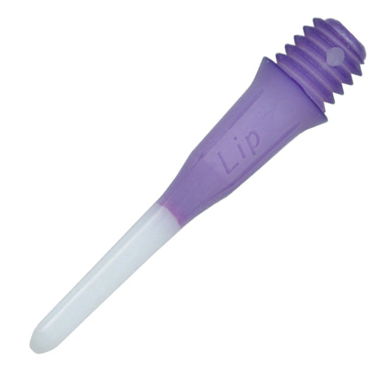 L-Style Short Lip Two Tone Soft Tip Points - Purple (30 Count)