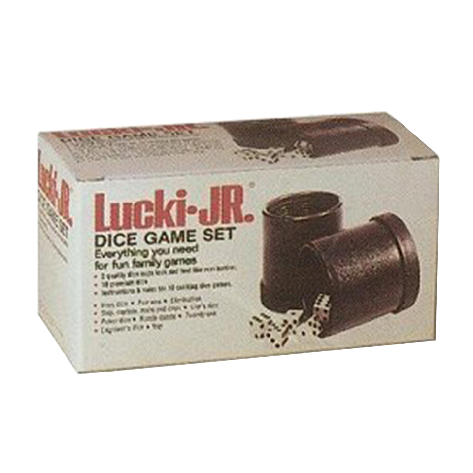 Luckicup 405 Lucki-Jr Dice Game Set - Brown