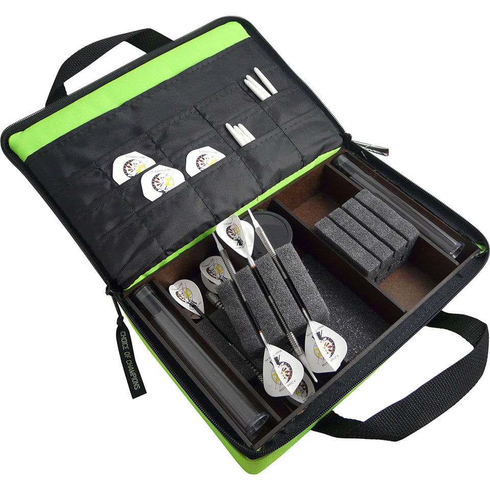 Metroline Professional Dart Case - Neon Green