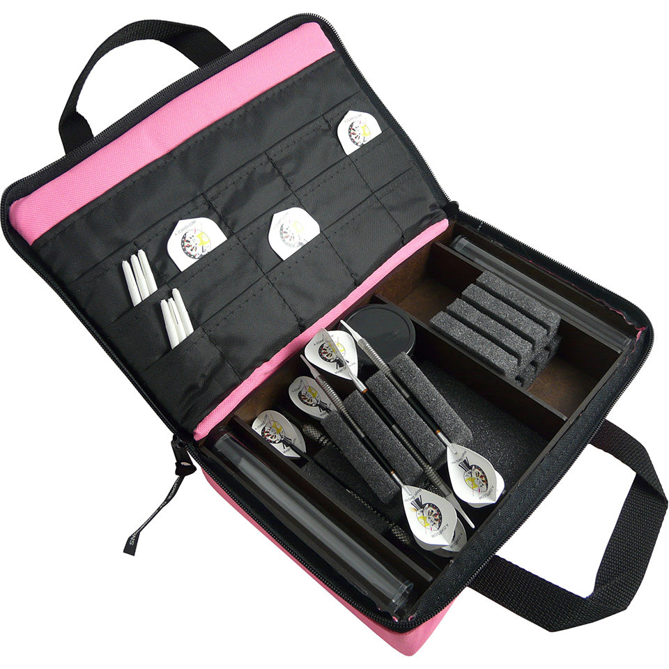 Metroline Professional Dart Case - Neon Pink