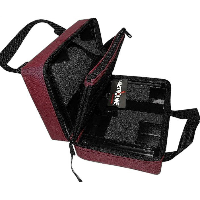 Metroline Split Back Pro Dart Case - Burgundy