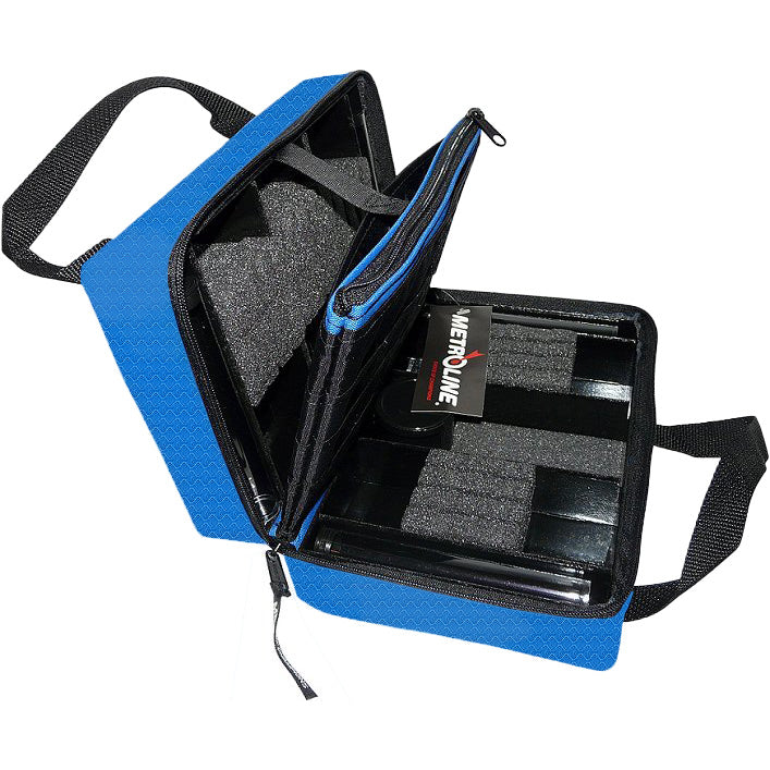 Metroline Split Back Pro Dart Case - Blue Diamond