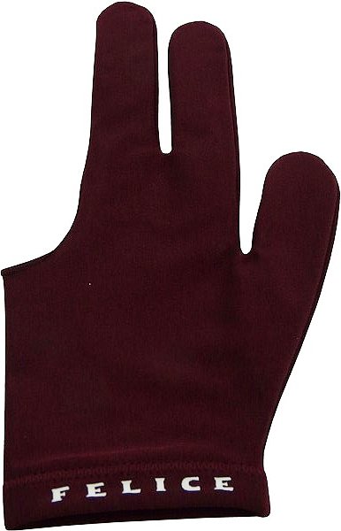 NIC Felice Billiard Glove - Burgundy
