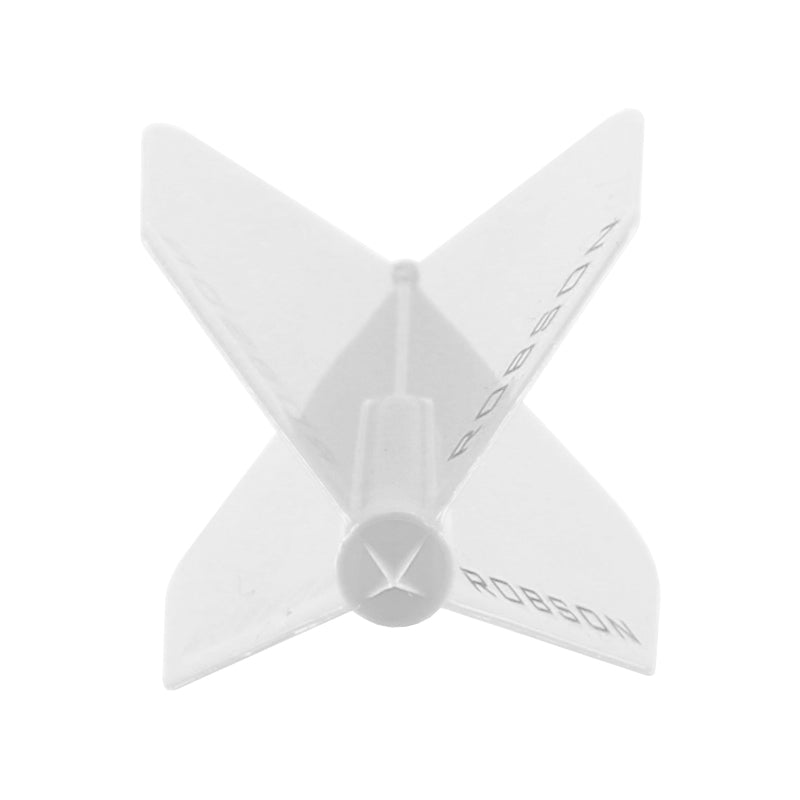 Robson Plus Dart Flights - Standard White