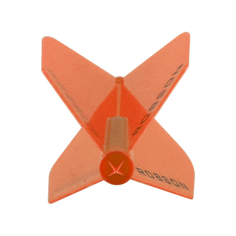 Robson Plus Dart Flights - Slim Orange