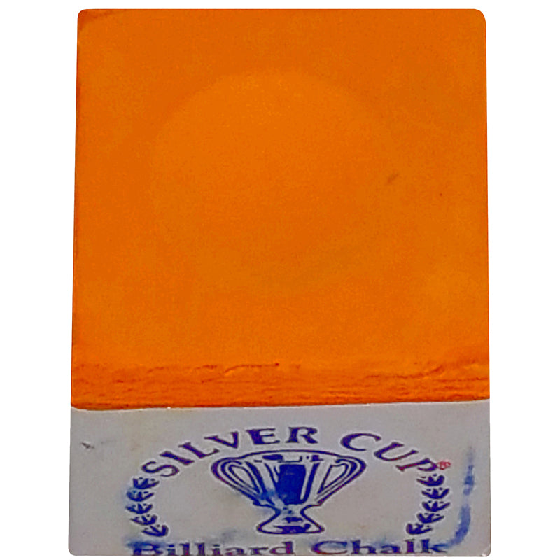 Silver Cup Cue Chalk - Orange