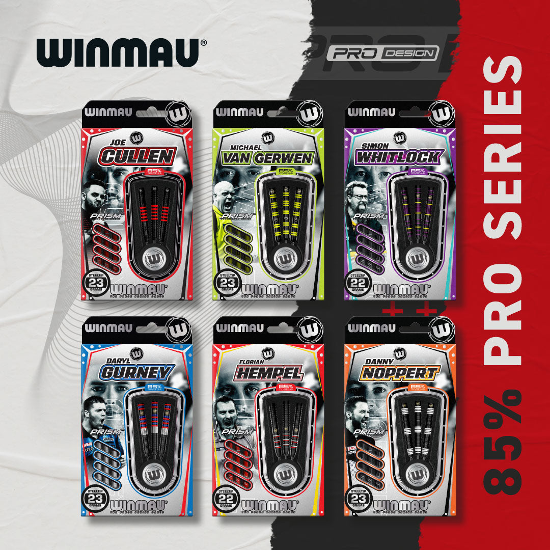 Winmau Prism Alpha Black Orange V2 - Dart Flights