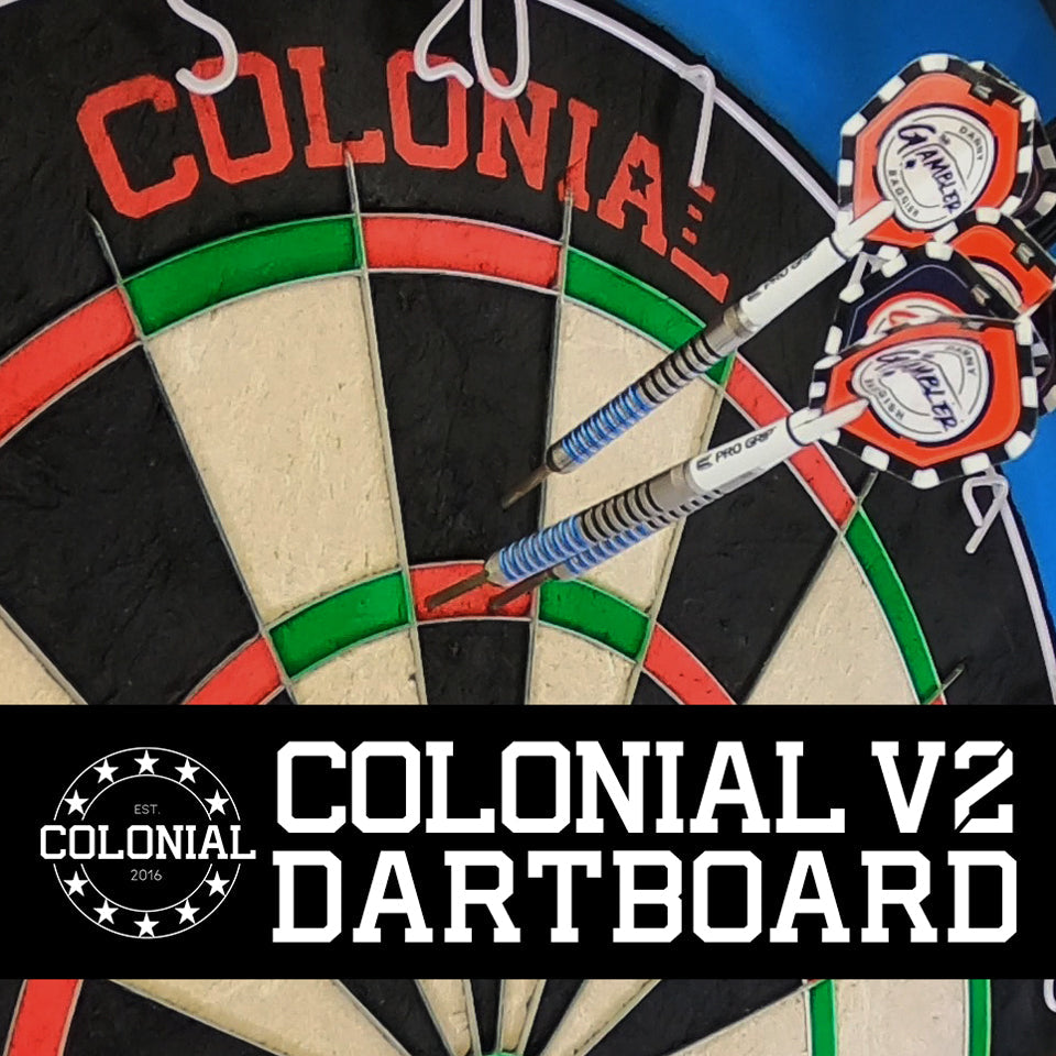 Colonial V2 Dartboard with Danny Baggish Darts Thumbnail Image