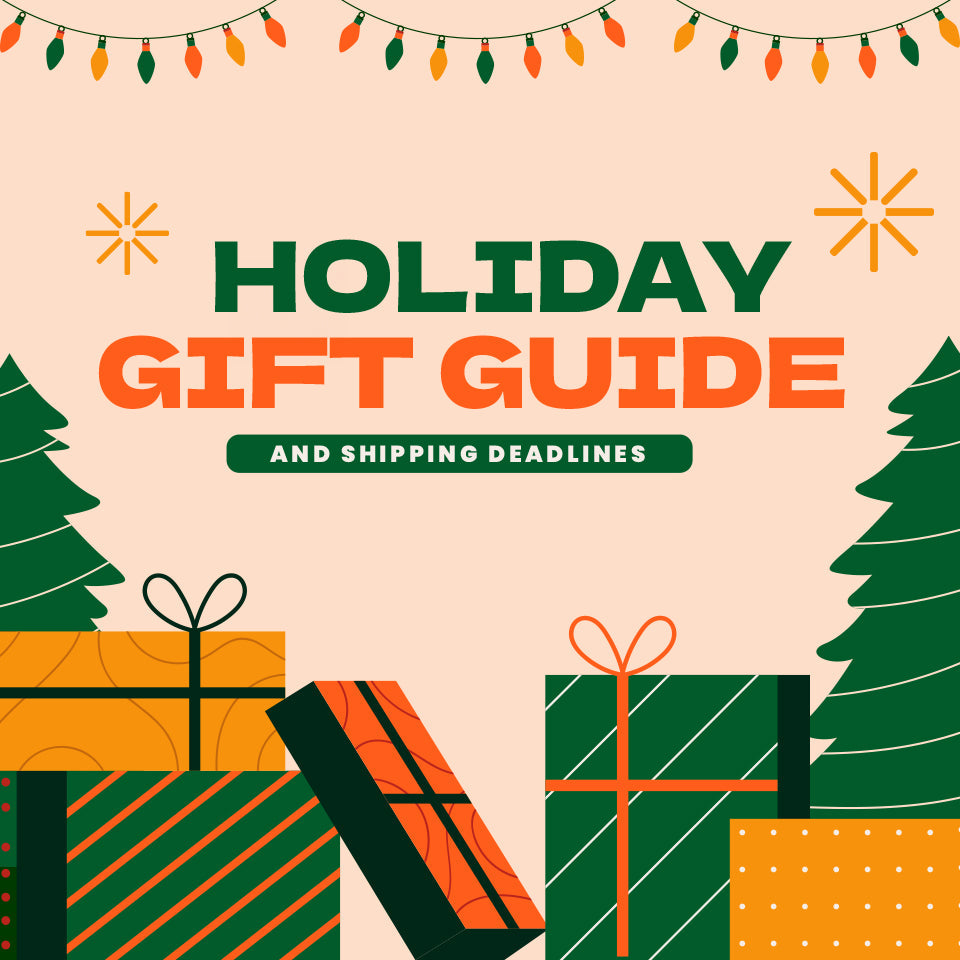 holiday gift guide graphic design