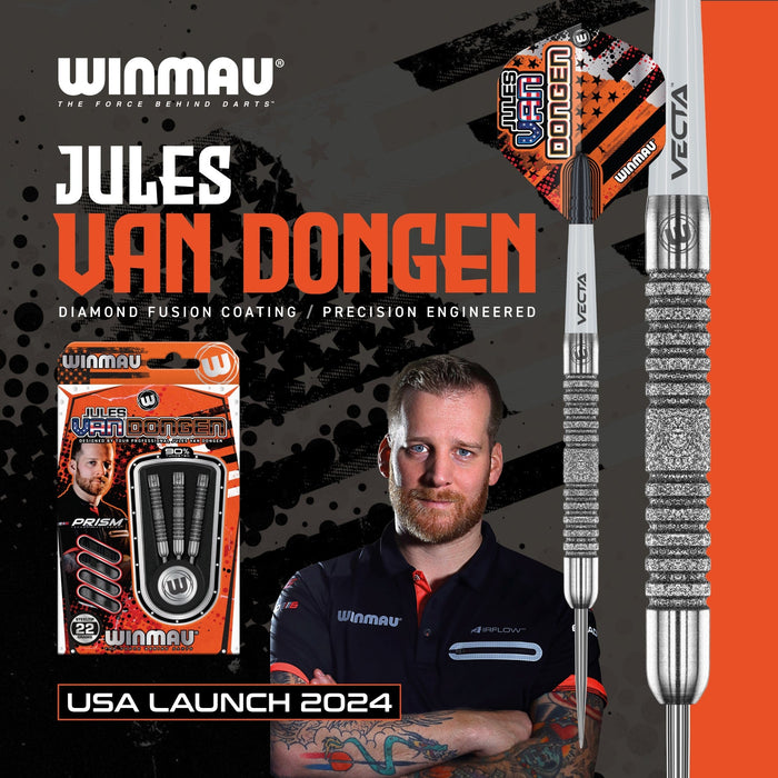 Jules van Dongen darts range by Winmau