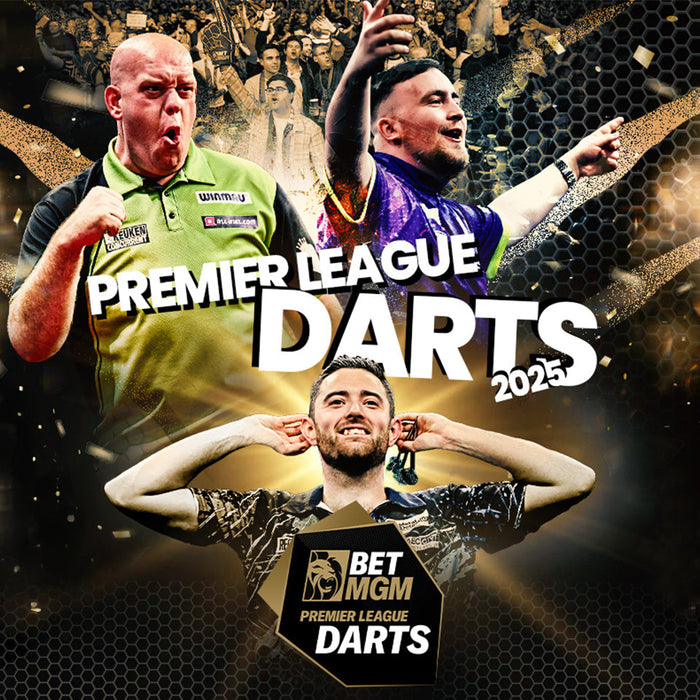 2025 premier league darts pdc event banner