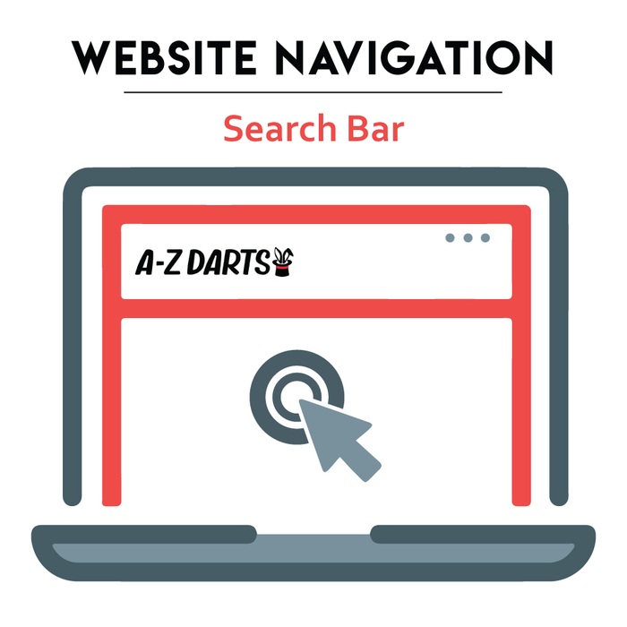 A-Z Darts website navigation for search bar blog thumbnail