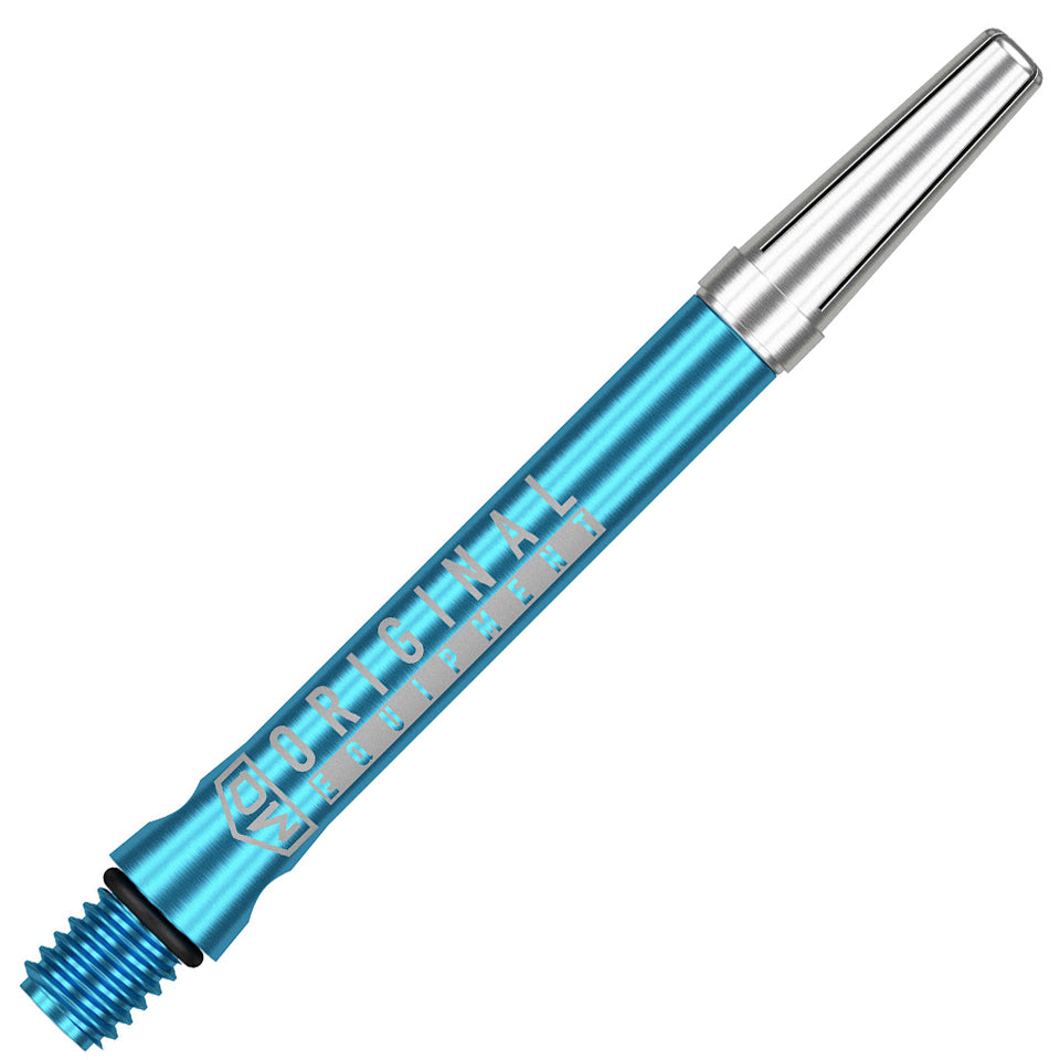 Dart World Top Spin V2 Dart Shafts - Medium Blue