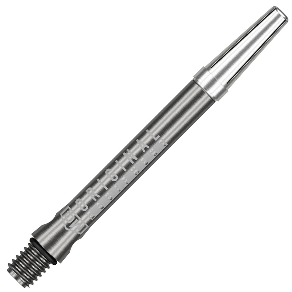 Dart World Top Spin V2 Dart Shafts - Medium Gun Metal