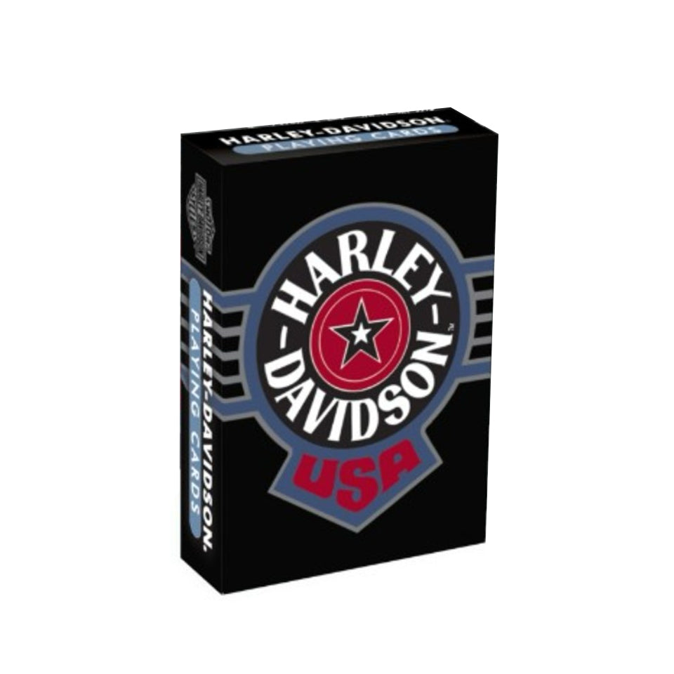 Harley-Davidson Fatboy Plastic Playing Cards - Standard Size