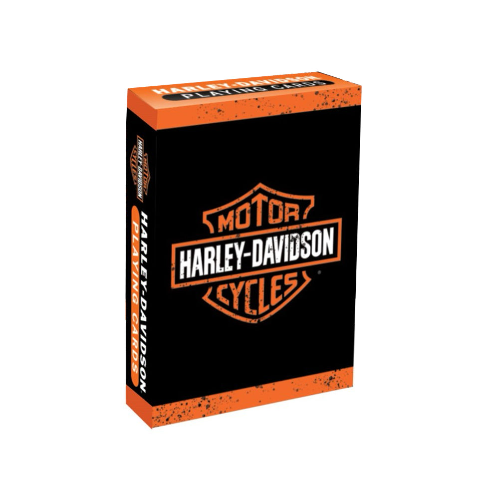 Harley-Davidson Bar & Shield Plastic Playing Cards - Standard Size