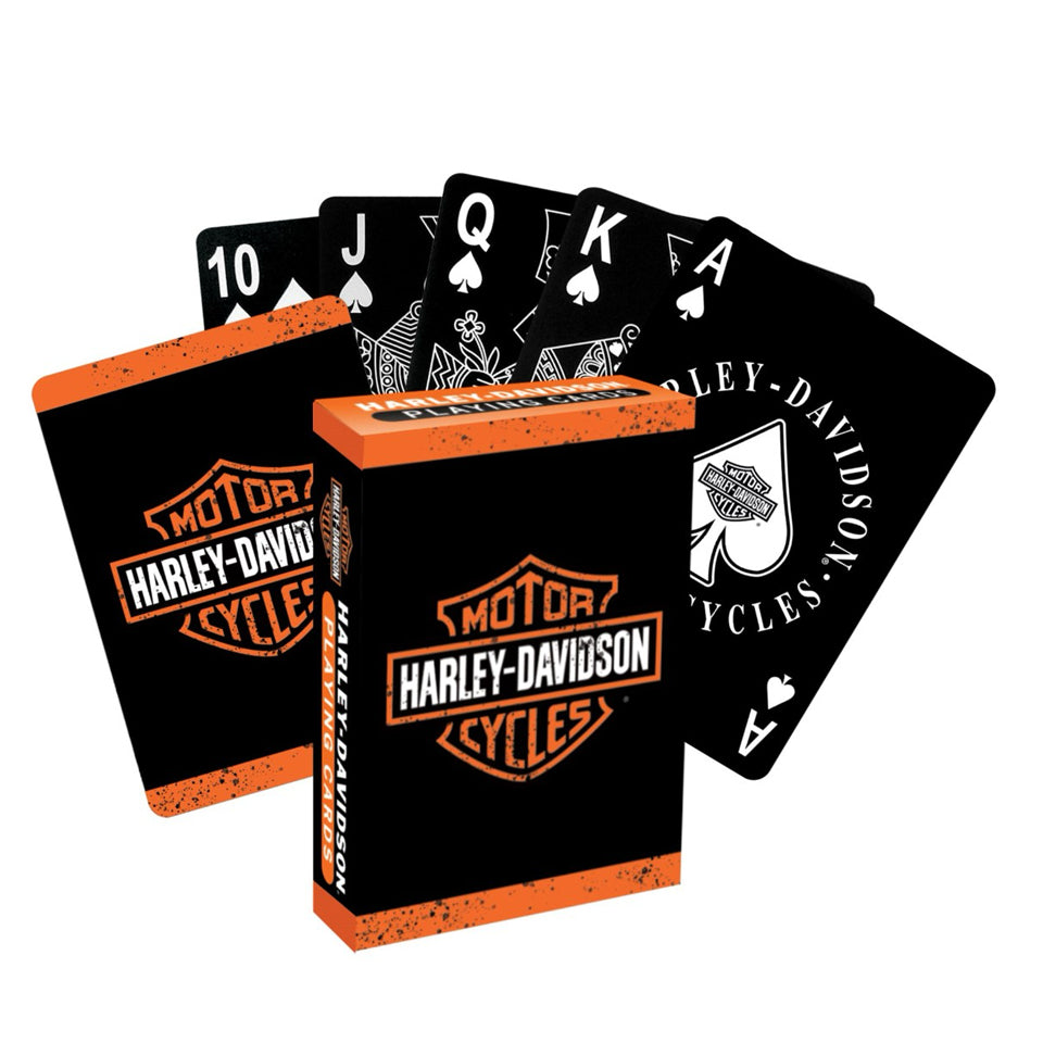 Harley-Davidson Bar & Shield Plastic Playing Cards - Standard Size