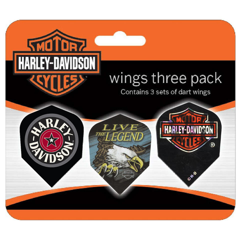 Harley-Davidson Wings Dart Flights - Shape (3 sets) Legend