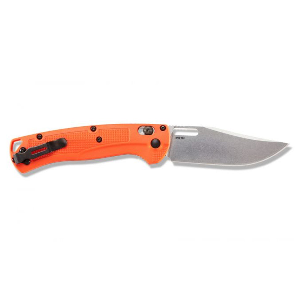 Benchmade 15535 Taggedout Knife - Orange Grivory