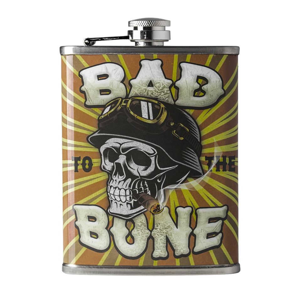 Bad to the Bone Flask