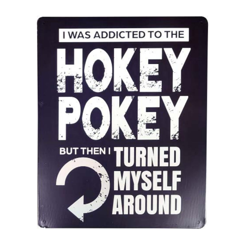 Hokey Pokey Metal Sign