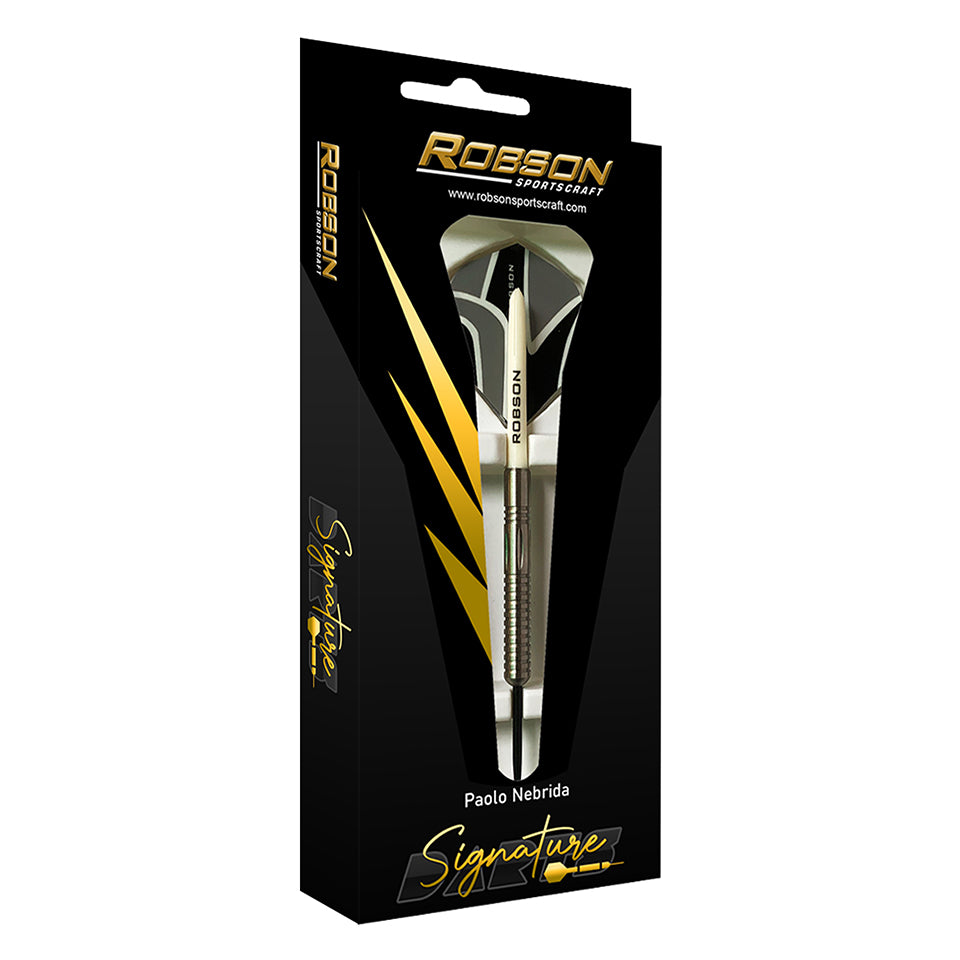 Robson Signature Paolo Nebrida Steel Tip Darts - 24gm