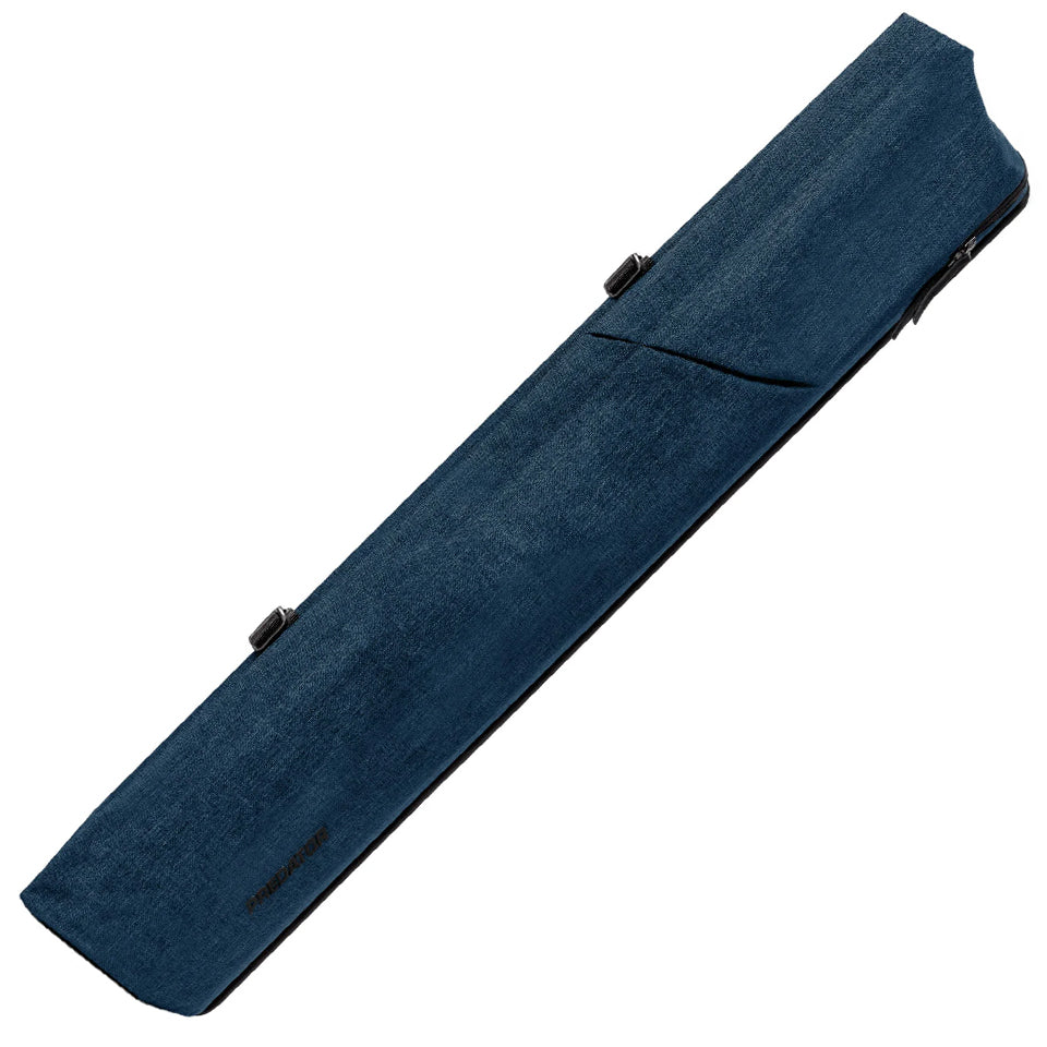 J&J 2B/4S Nylon Canvas Cue Case - Blue