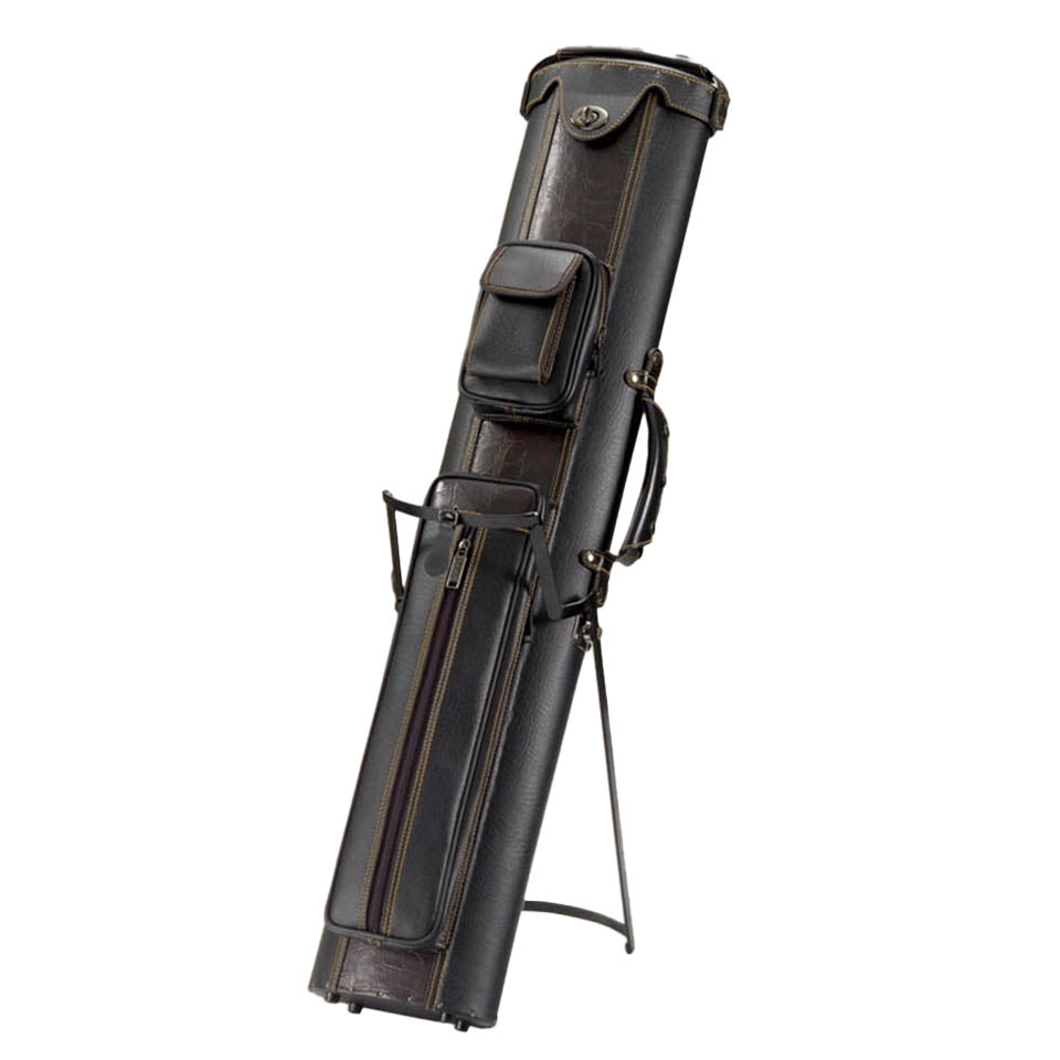 J&J 3B/5S Cue Case with Stand & Rolling Wheels