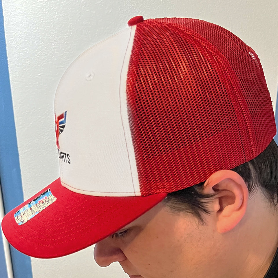 USA Darts Richardson 112 Snapback Trucker Hat - Red/White