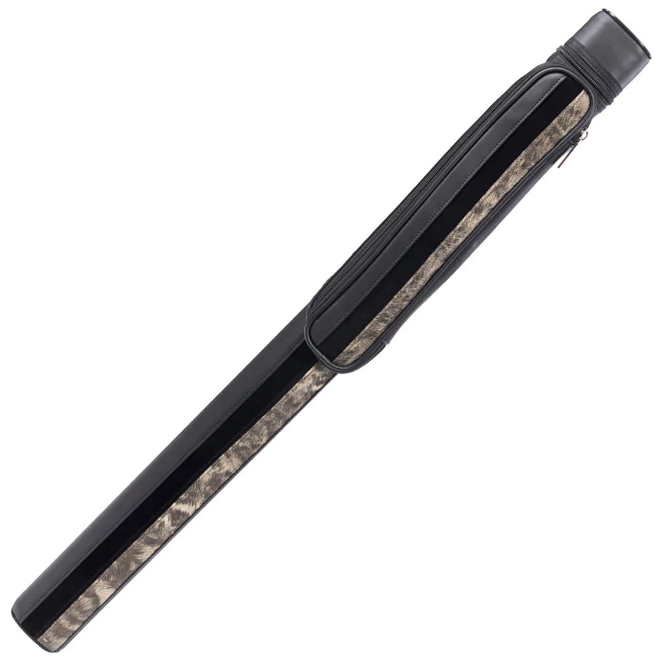 Pure X 1B/1S Suede and Textured Fabric Cue Case - Black