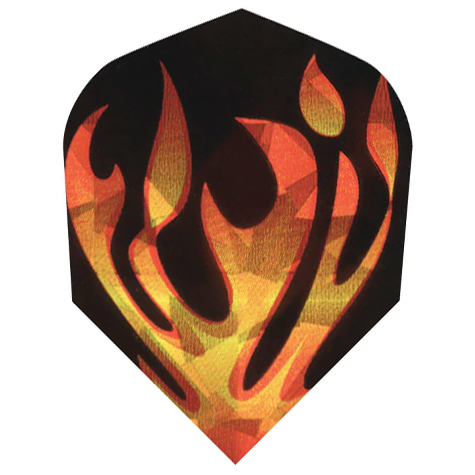 Harrows Hologram Flames Dart Flights - Shape