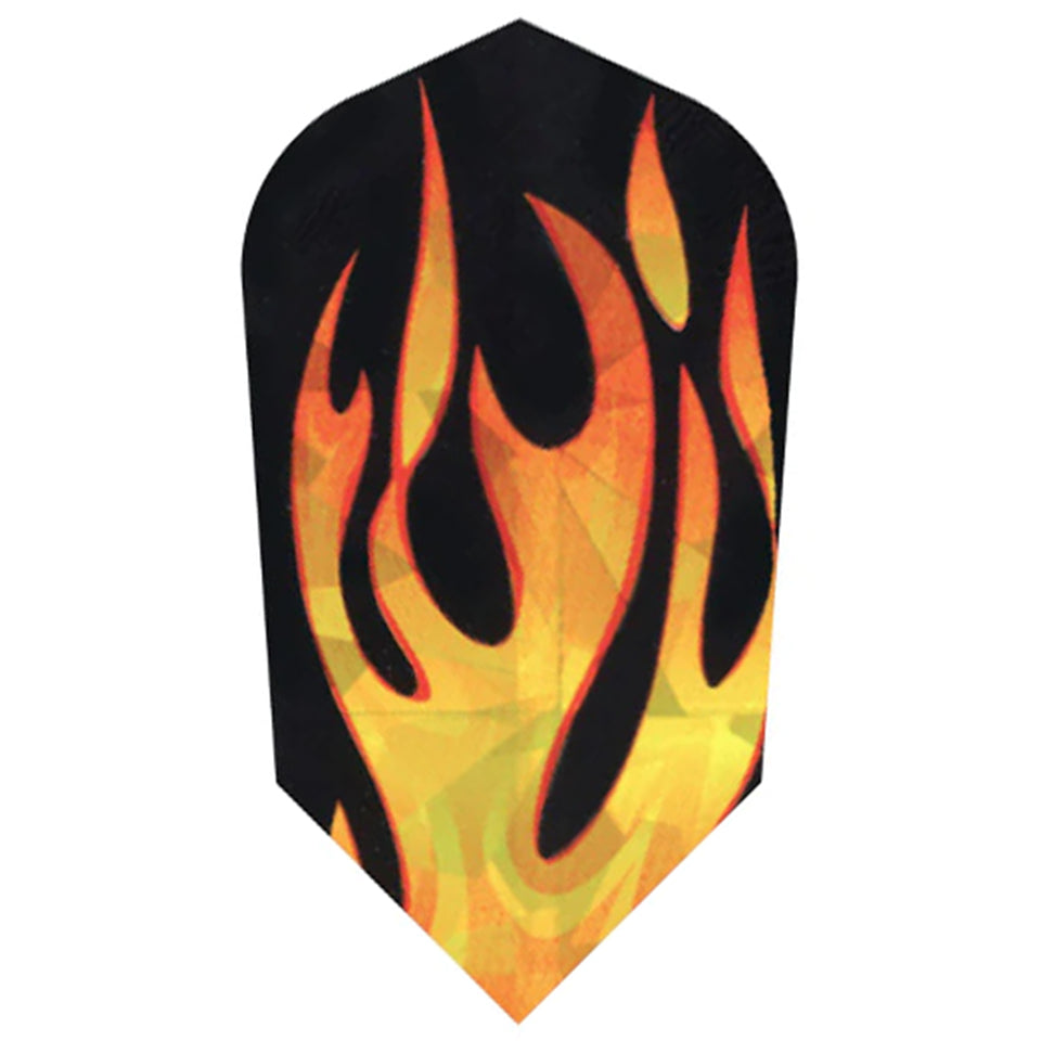 Harrows Hologram Flames Dart Flights - Slim