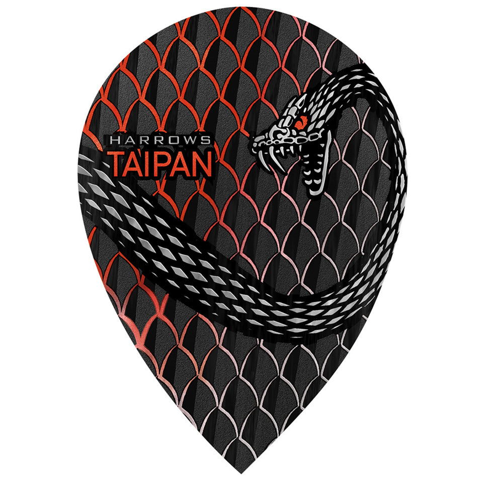 Harrows Taipan Dart Flights -  Pear Red