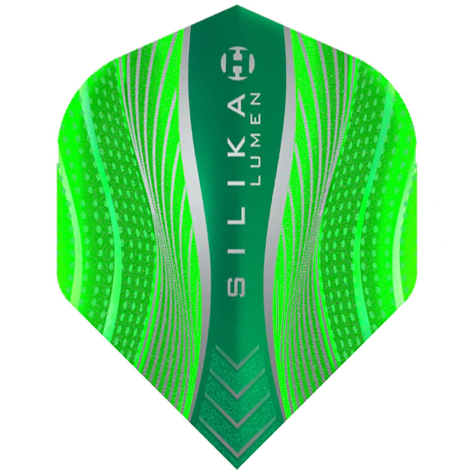 Harrows Silika Lumen Dart Flights - Standard Green