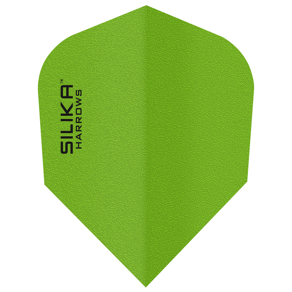 Harrows Silika Solid Tough Crystalline Coated Dart Flights - Shape Green