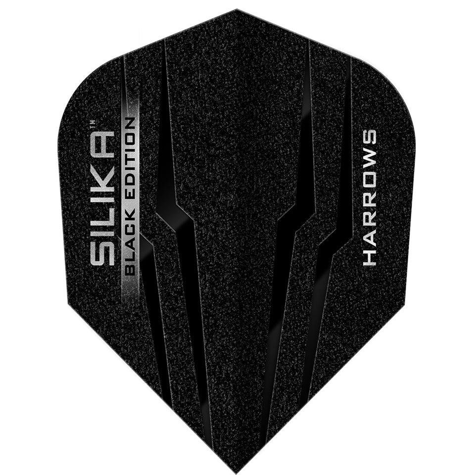 Harrows Silika Black Edition Darts Flights -  Shape